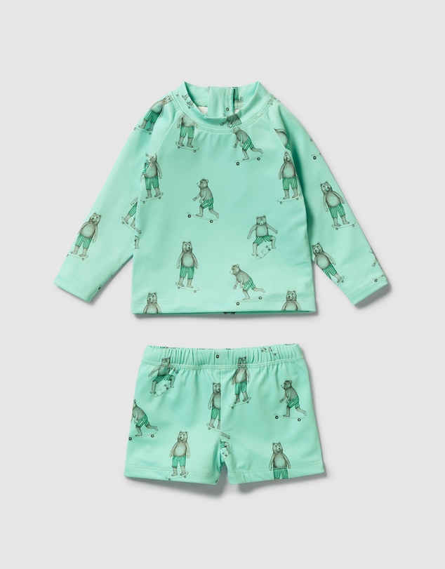 Wilson & Frenchy - Skater Club Rashie Swim Set - Babies-Kids