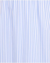 Petal & Pup - Steele Puff Sleeve Midi Dress - Blue Stripe