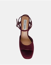 Steve Madden - Miliana Dark Cherry Heels