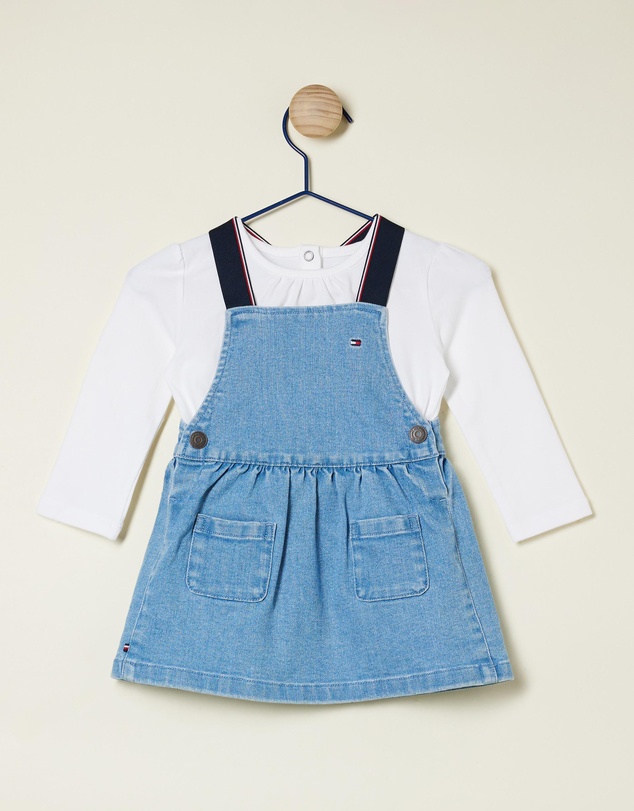 Tommy Hilfiger - Denim Dungaree Dress - Babies