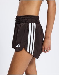 adidas Performance - Pacer Workout Woven High Rise 3 Inch Shorts
