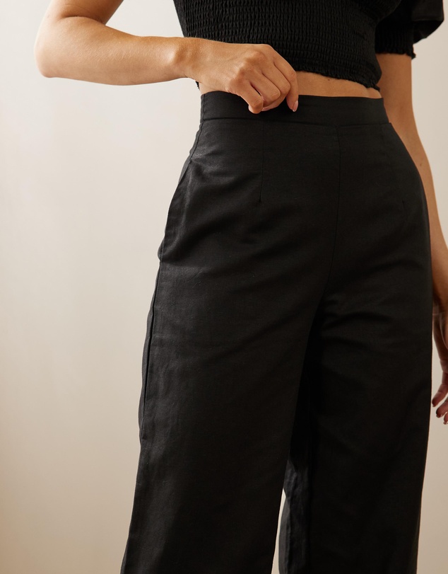 Atmos&Here - Hyacinth Linen Blend Pants