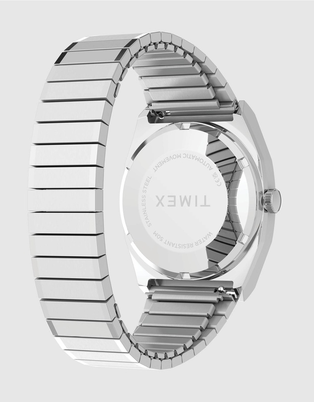 TIMEX - Timex® Automatic 1983 E Line 34mm Stainless Steel Expansion Band Watch