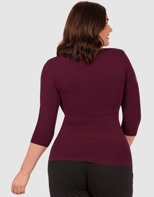 B Free Intimate Apparel - Bamboo 3/4 Sleeve Top