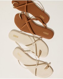 Siren - Mikki Flat Strappy Sandals