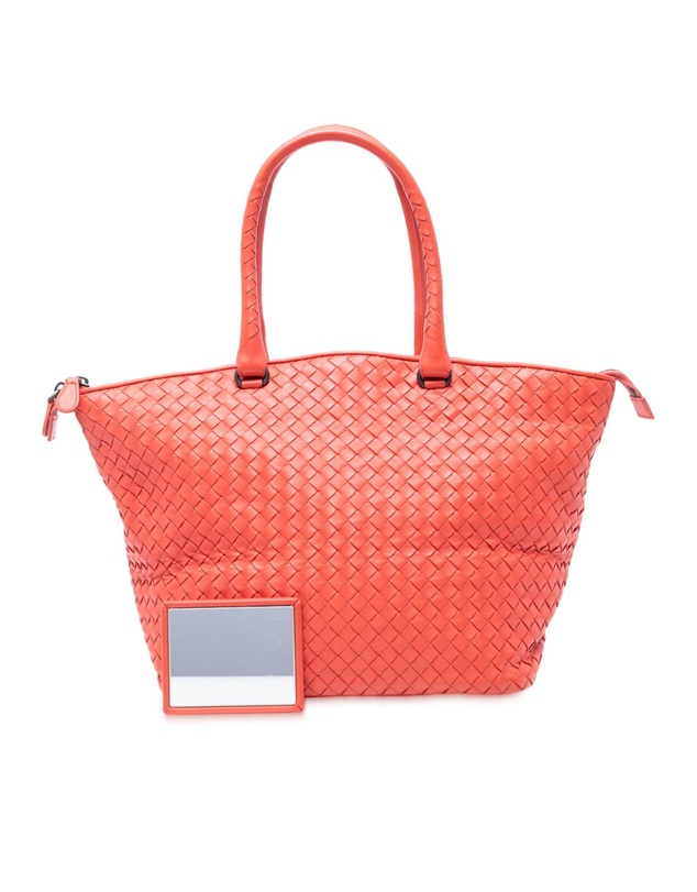 Pre-Loved by Azura Reborn - Pre-Loved Nappa Intrecciato Zip Tote