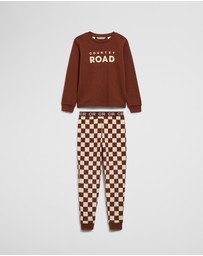 Country Road - Australian Cotton Check Print Pyjama