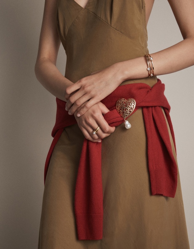 MIMCO - Fond Heart Brooch