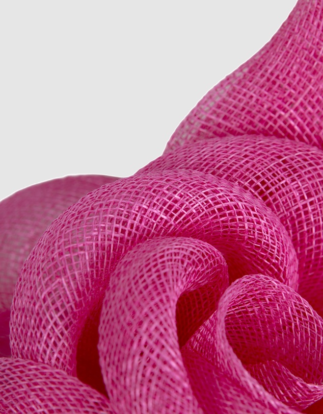 Max Alexander - Fuchsia Flower Sinamay Fascinator Headband