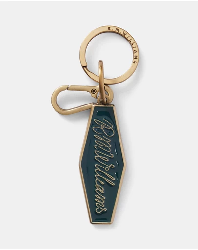 R.M.Williams - Rope Logo Enamel Keyring
