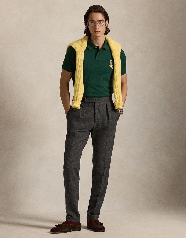 Polo Ralph Lauren - Custom Slim Fit Dog-Embroidered Polo - ICONIC EXCLUSIVE