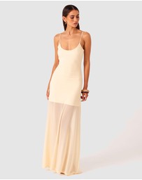 SNDYS - Alessandra Mesh Maxi Dress