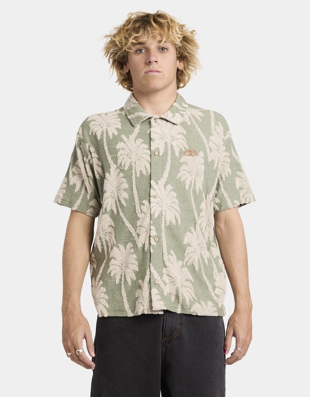 RVCA - Mens Palm Fall Short Sleeve Shirt