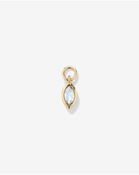 Michael Hill - Sky Blue Topaz Single Earring Charm in 10kt Yellow Gold
