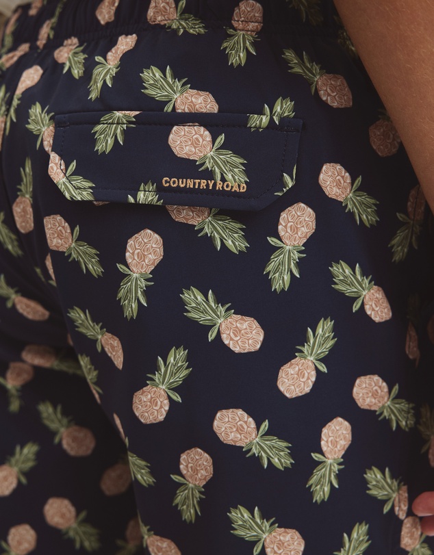 Country Road - Pineapple Print Swim Straight
