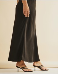 Atmos&Here Curvy - Nya Slip Maxi Skirt