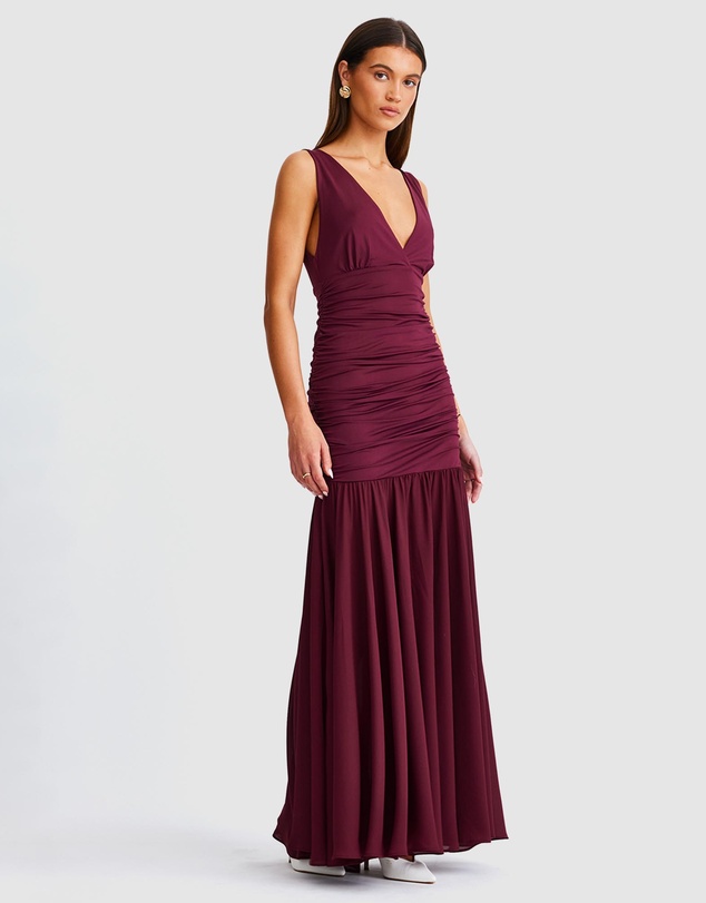 SNDYS - Neve V-Neck Maxi Dress