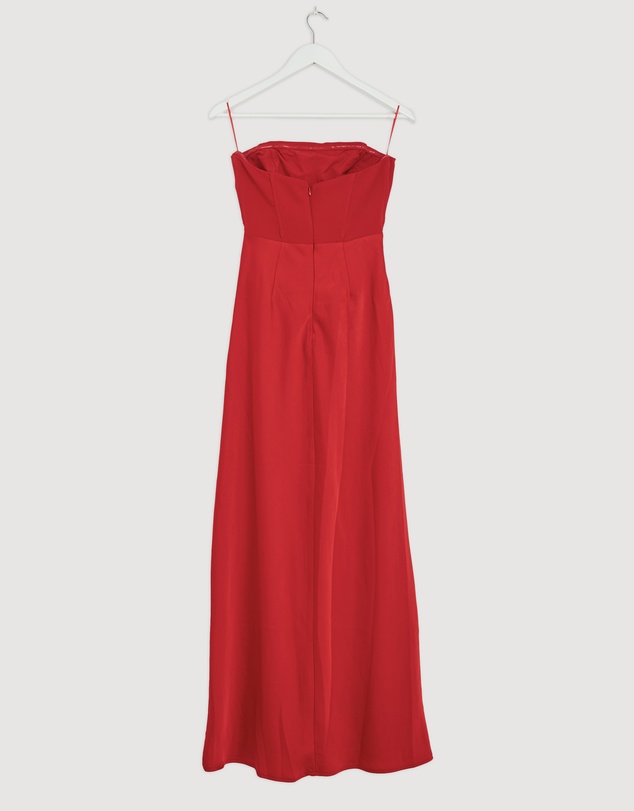 Revibe - Repaired CHANCERY Ayla Corset Drape Maxi Dress - AU 10