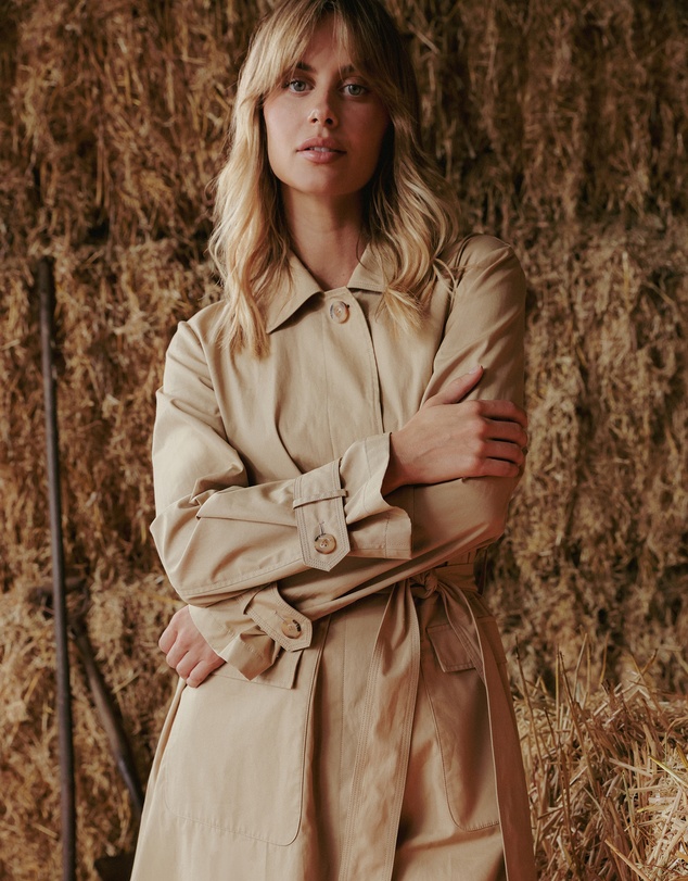 IDA+S - Valora Lightweight Cotton Trench Coat