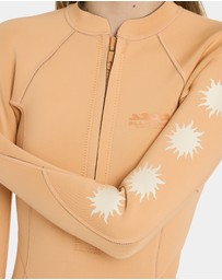 Billabong - Girls 8 to 14 2/2mm Salty Dayz Natural Long Sleeve Springsuit