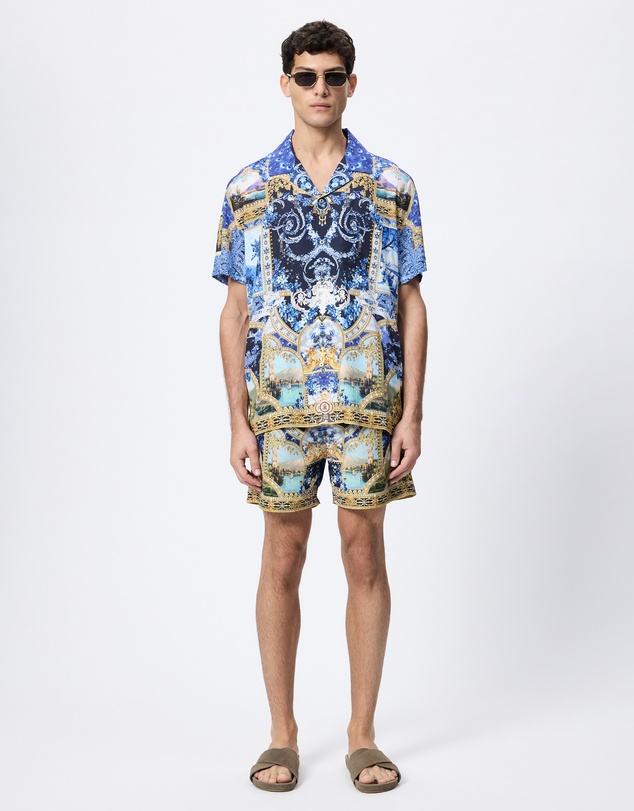 Camilla - Mid Length Boardshorts With Elastic Waist