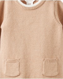 Cotton On Kids - Baby Organic Blend Knit Long Sleeve Romper