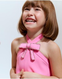 Bardot Junior - Tiffany Diamante Mini Dress - Kids-Teens