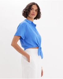 Amelius - Amabel Short Sleeve Crop Shirt