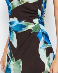 AERE - Zahra One Shoulder Midi Dress
