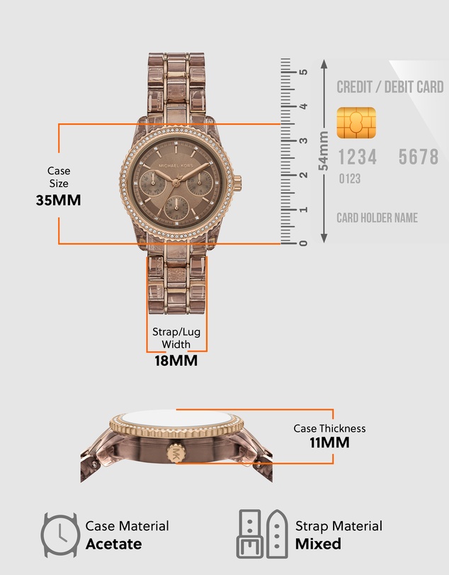 Michael Kors - Bryant Two Tone Multifunction Watch