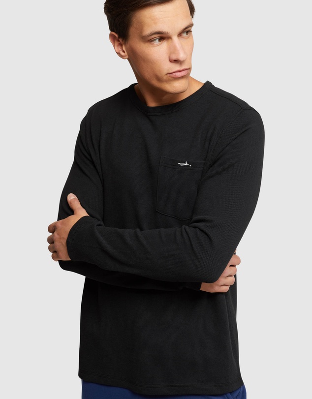 Oxford - Albert Waffle Long Sleeve Tee