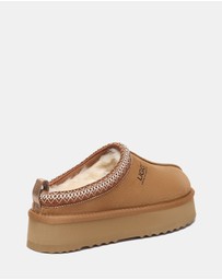 EVERAU - Australian Shepherd Ugg Tay Platform Cow Suede Upper House Shoes