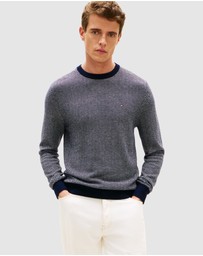 Tommy Hilfiger - Herringbone Knit Jumper With Cashmere