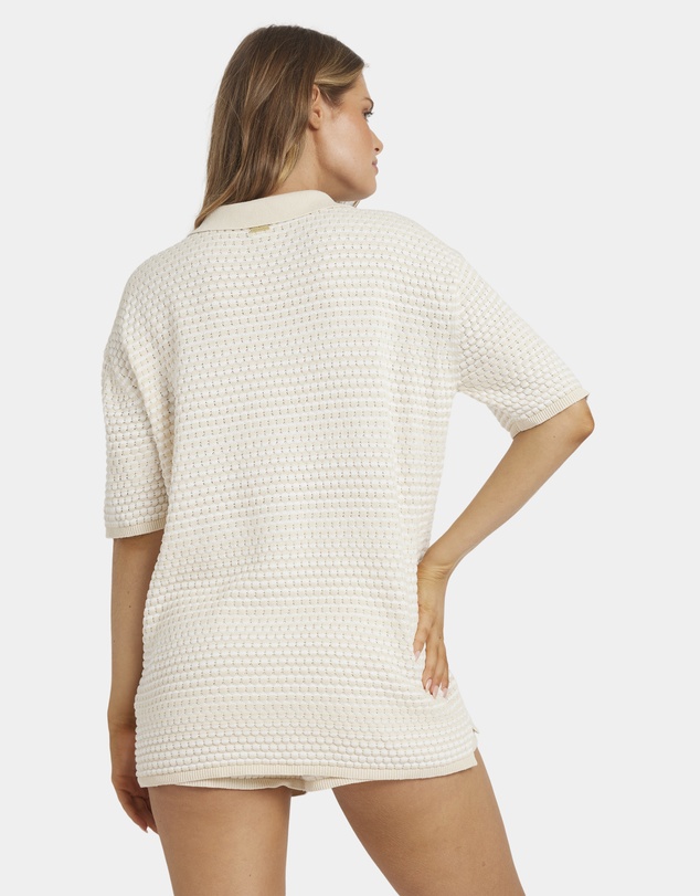 Billabong - Womens Sun Bubble Stripe Knit Shirt