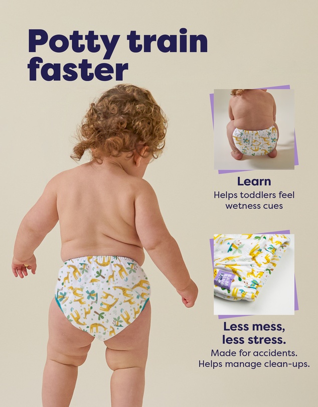 Splash About - 3 Pack Reusable Potty Training Pants Elite - Wild Life
