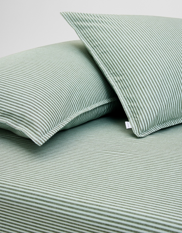 Country Road - Brae Australian Cotton Stripe Queen Fitted Sheet