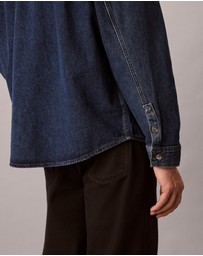 Calvin Klein Jeans - Denim Allover Monogram 90s Overshirt