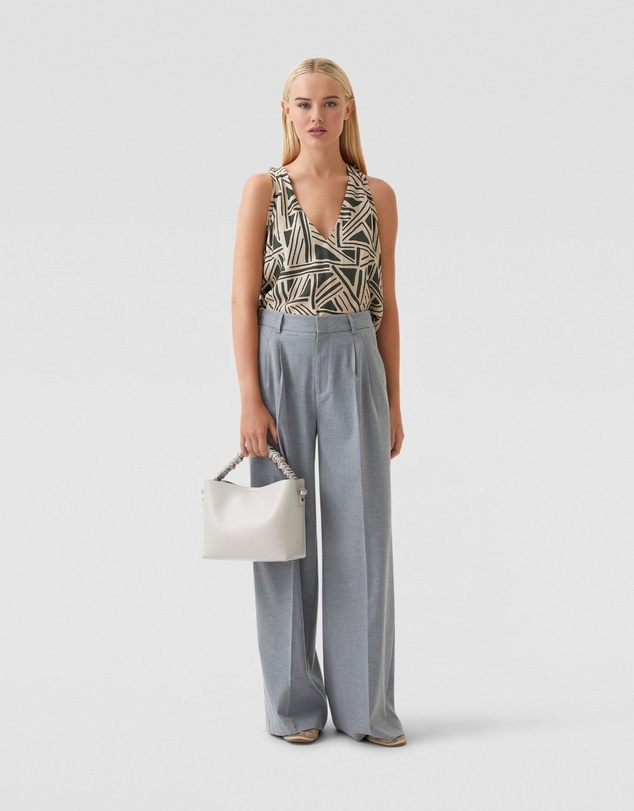 Oxford - Milka Geo Print Top