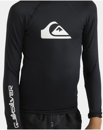 Quiksilver - Boys 4 to 16 Everyday Long Sleeve UPF 50 Rash Vest