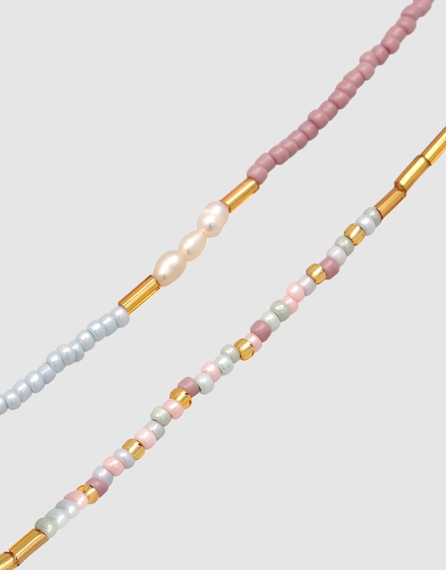 Elli Jewelry - Pastel Bead Necklace