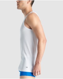 adidas Originals - 2 Pack Comfort Rib Cotton Tank Top