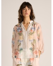 Fate + Becker - Solara Split Neck Blouse