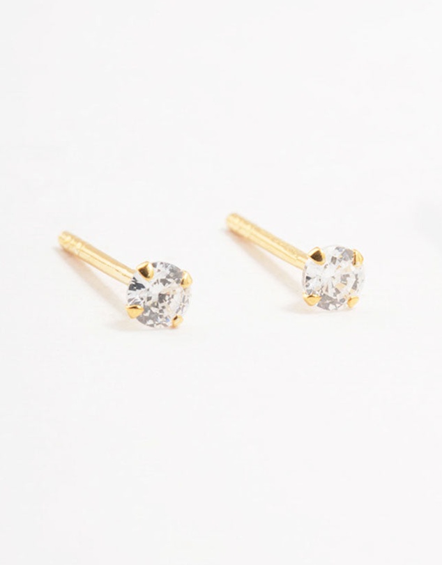 Lovisa - Gold Plated Sterling Silver Mini Starburst Earrings 2-Pack