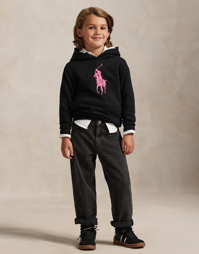 Polo Ralph Lauren - Pink Pony Fleece Hoodie - Kids