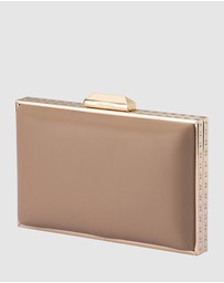 Olga Berg - Sammi Crystal Frame Clutch