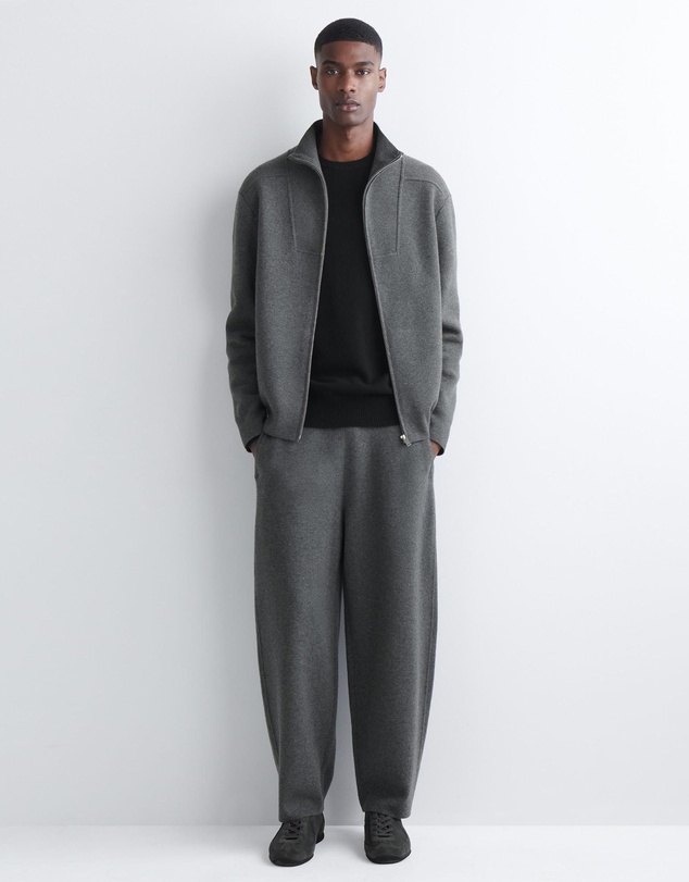 COS - Merino Wool Zip-Up Track Jacket