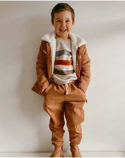 WITH LOVE FOR KIDS - Pilot Cord Jacket - Kids
