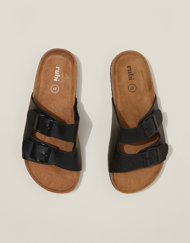 Rubi - Rex Double Buckle Slides