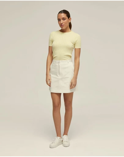Oxford - Sasha Crew Neck Rib Knit