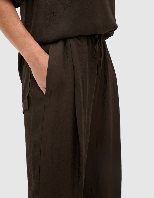 Seed Heritage - Textured Satin Straight Leg Pant